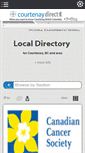 Mobile Screenshot of directory.courtenaydirect.info